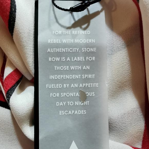 Stone Row ez Days Striped Faux Wrap Maxi Dress NWT Size M - Picture 10 of 12